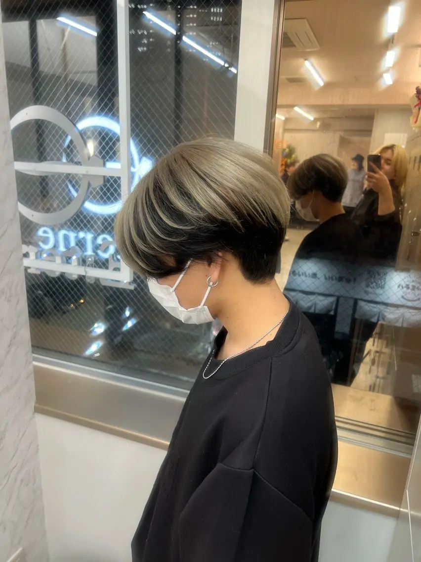 ショート カラー メンズ E:terne大宮店 ディレクター豊島穂希のヘアスタイル