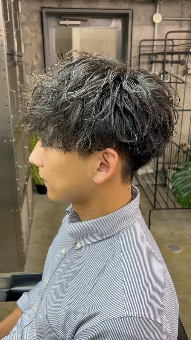 ショート カット パーマ トリートメント メンズ特化⭐ KAZUのヘアスタイル