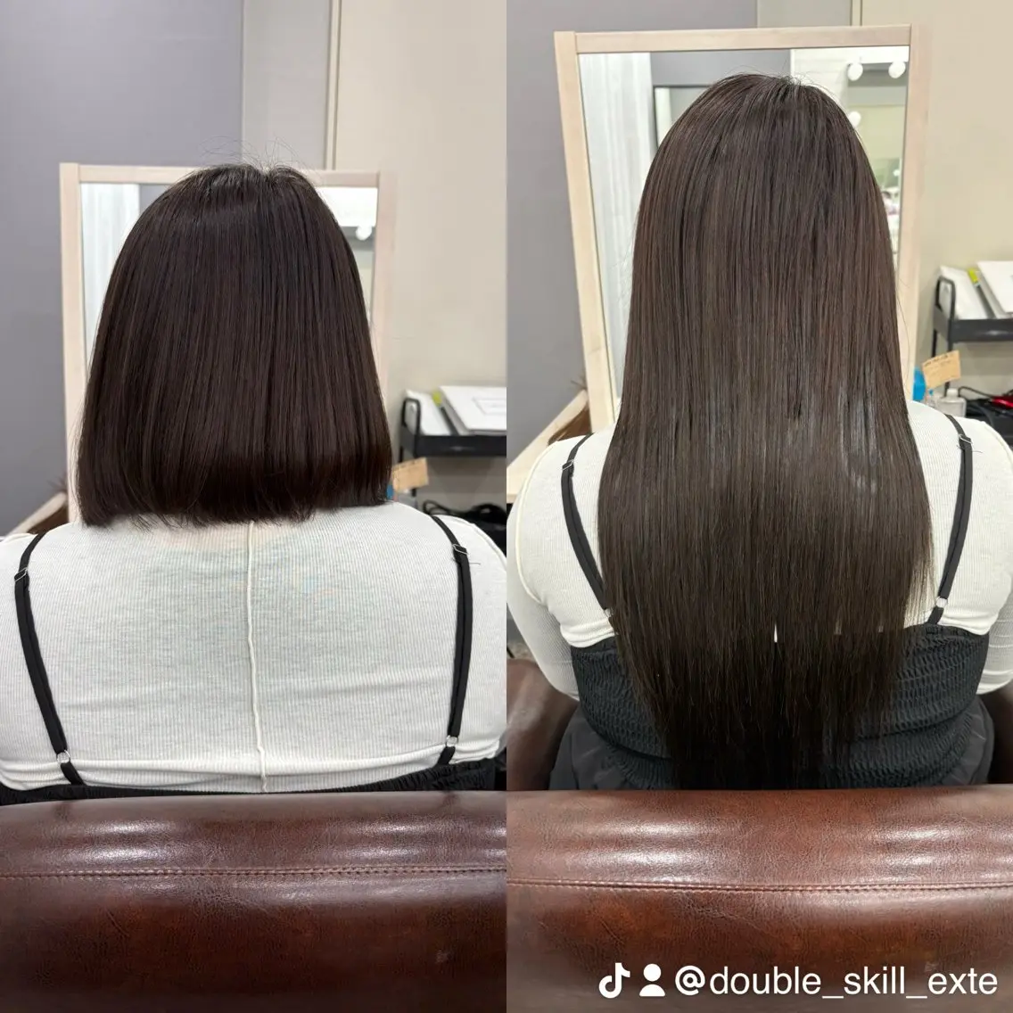 ロング カラー ヘアアレンジ ボブ エクステ 韓国風ヘア チョイ  インセイのヘアスタイル