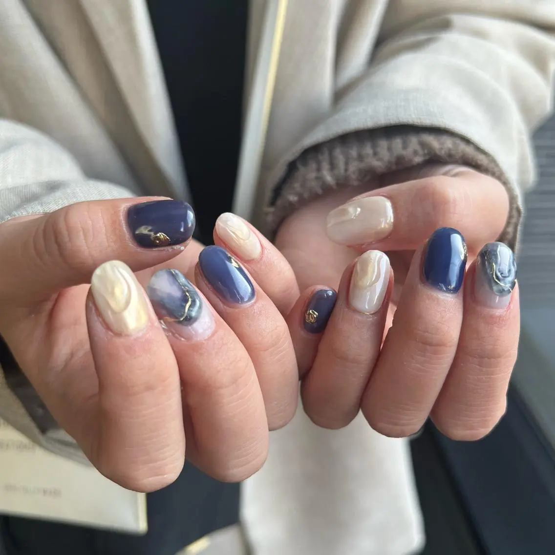 ネイル ハンドネイル nuás nailのネイルデザイン