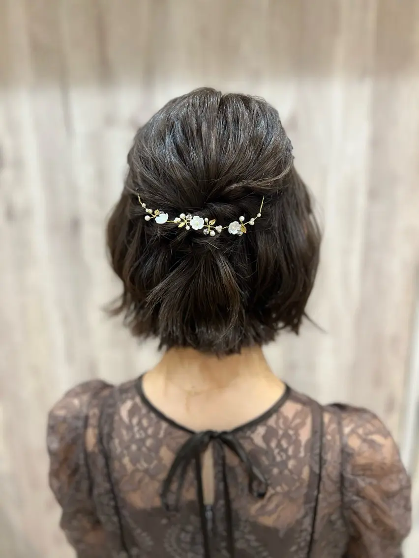 ヘアアレンジ ヘアセット ヘアメイクネイリスト hidemi中目黒のヘアスタイル