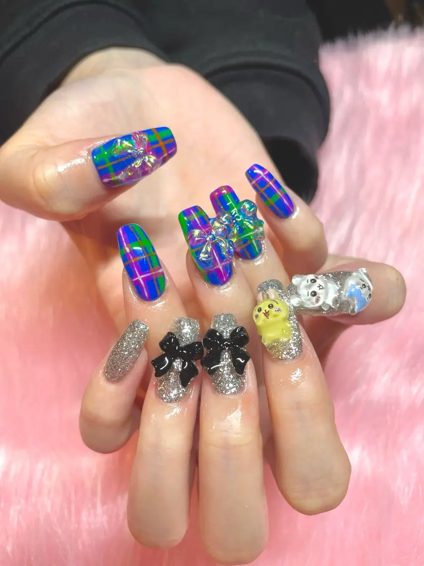 ネイル 持ち込み ハンドネイル Nail ヌシん家 AKANEのネイルデザイン
