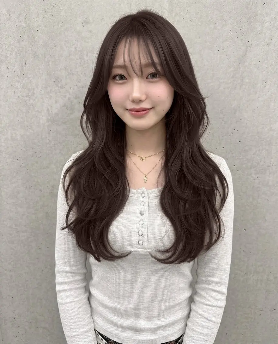 ロング 宝塚南口徒歩2分 ルイスのヘアスタイル
