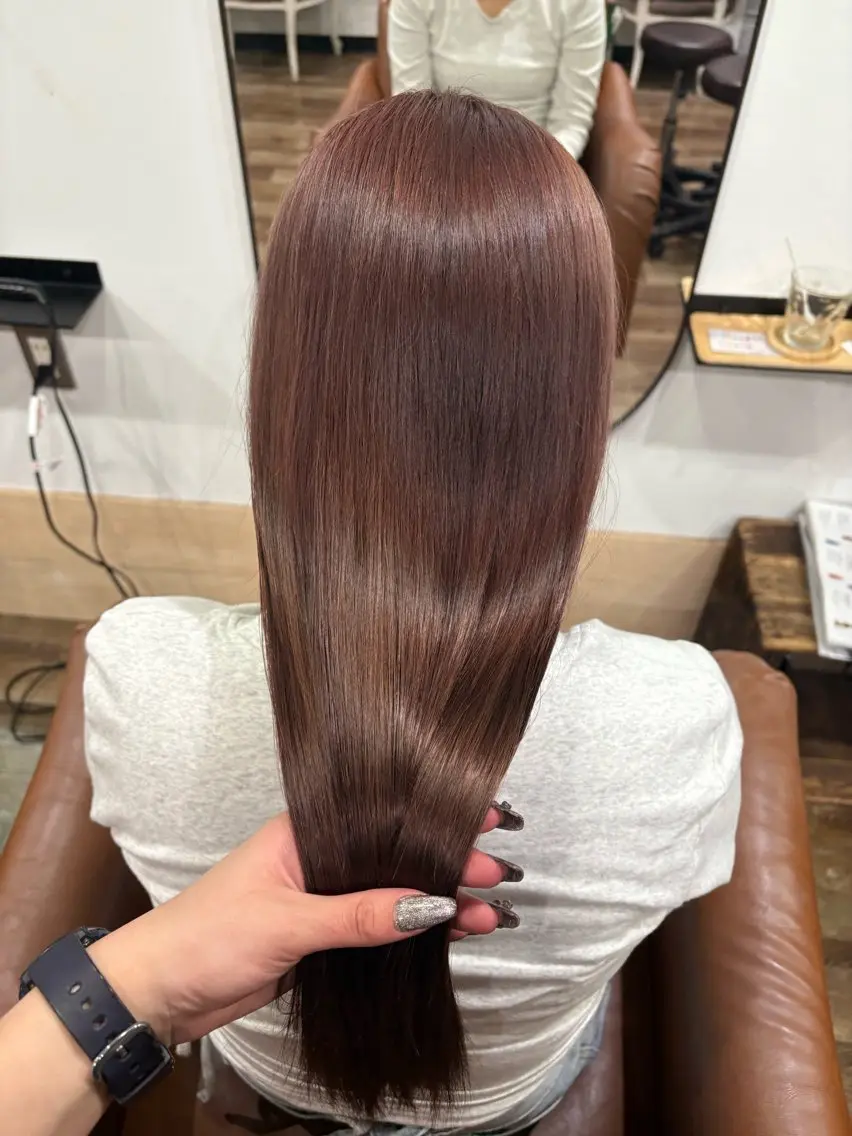 2回目以降の方はコチラ✨透明感とツヤ感たっぷり🫧イルミナカラー+前処理7種トリートメント付きの写真
