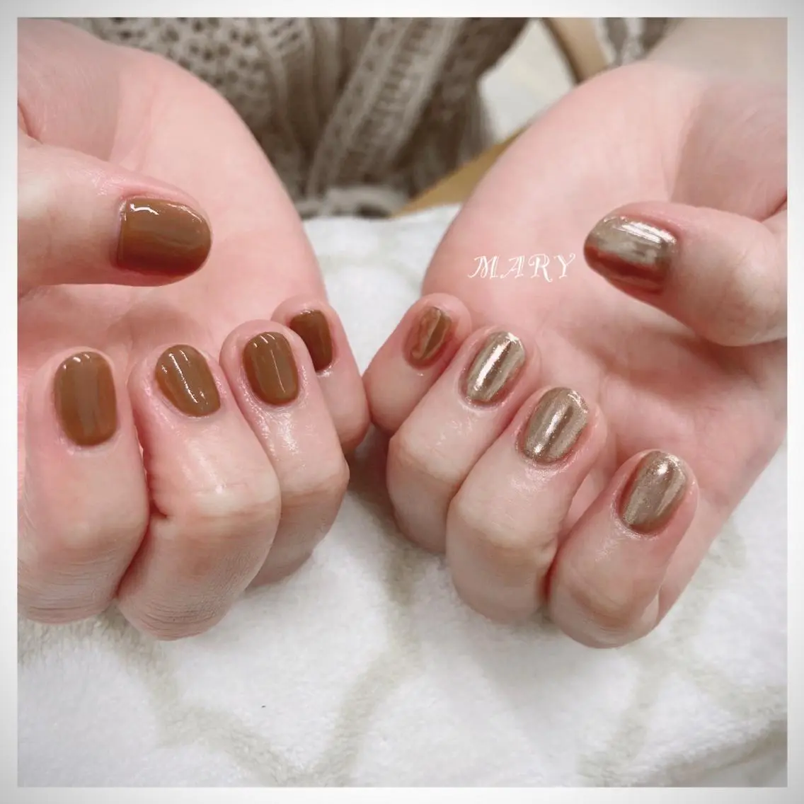 ネイル ミラーネイル Mary nail .narumiのネイルデザイン