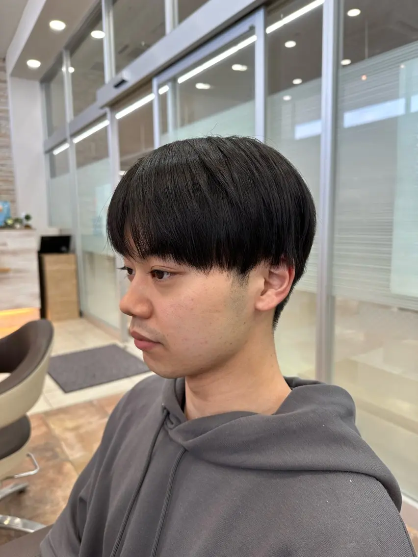 ショート パーマ メンズ 縮毛矯正 カット 縮毛矯正 トリートメント 翠川 靖のヘアスタイル