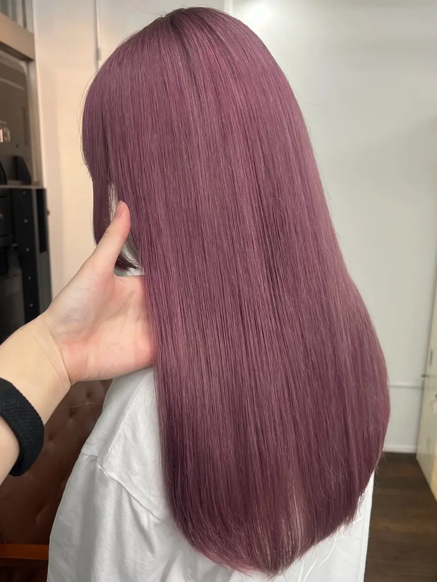 カラー ブリーチ 透明感カラー ヘアカラー 高橋 采江のヘアスタイル