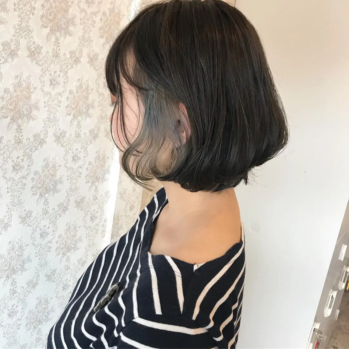 ミディアム カット ヘアカラー en Siena エンシエナのヘアスタイル