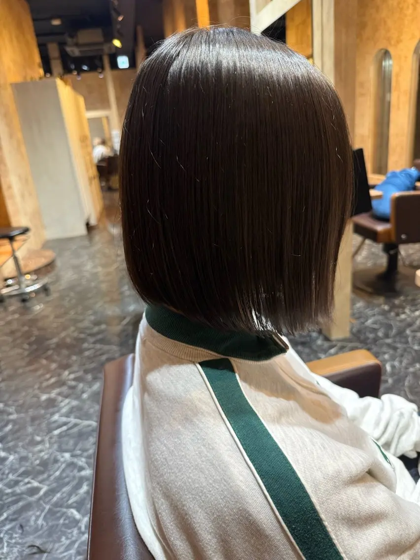 ボブカット＋シャンプーの写真