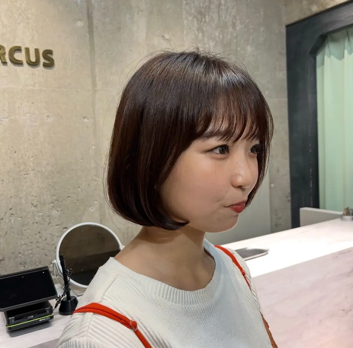 内巻きパーマの写真