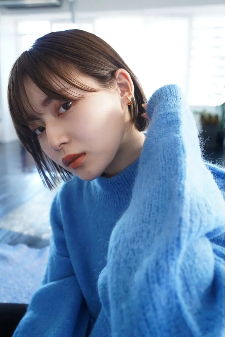 【✨平日限定価格✨】カット+艶カラー+オージュアトリートメント🌿の写真