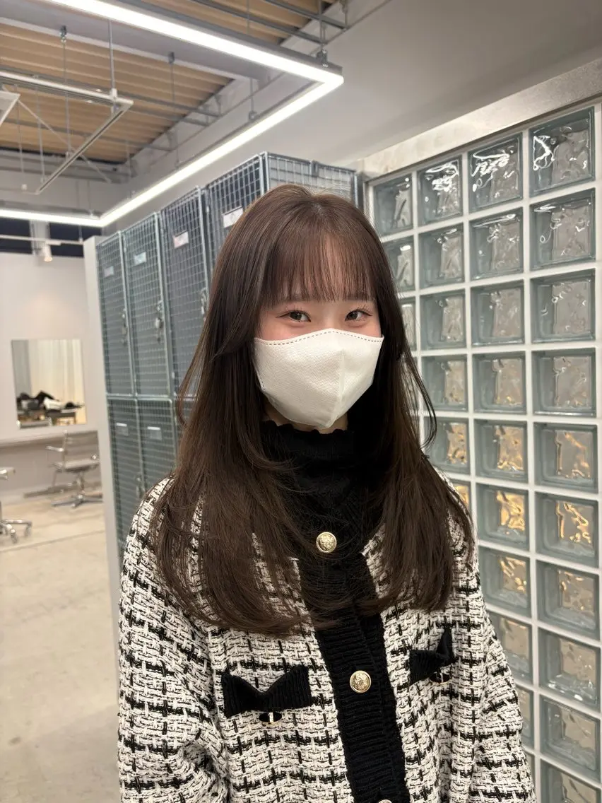 レディースカット+ワンカラー(シャンプー、トリートメント、ブロー付)の写真