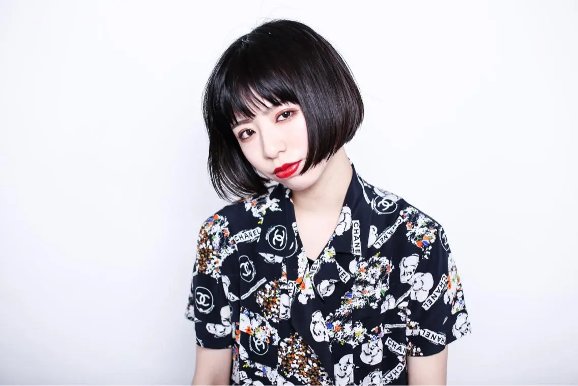 ミディアム ボブ 鈴木 崇弘のヘアスタイル