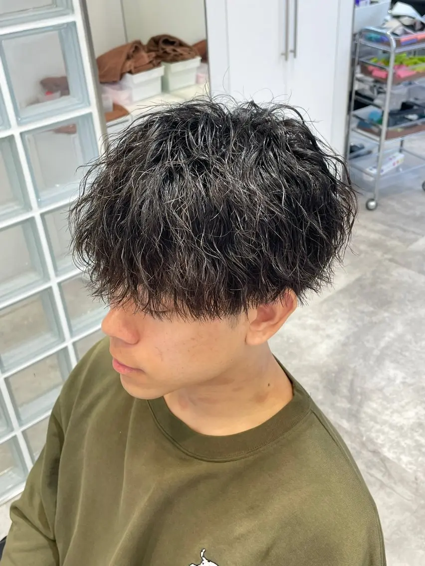 パーマ メンズ 下北沢メンズパーマ 特化園田　楓莉のヘアスタイル