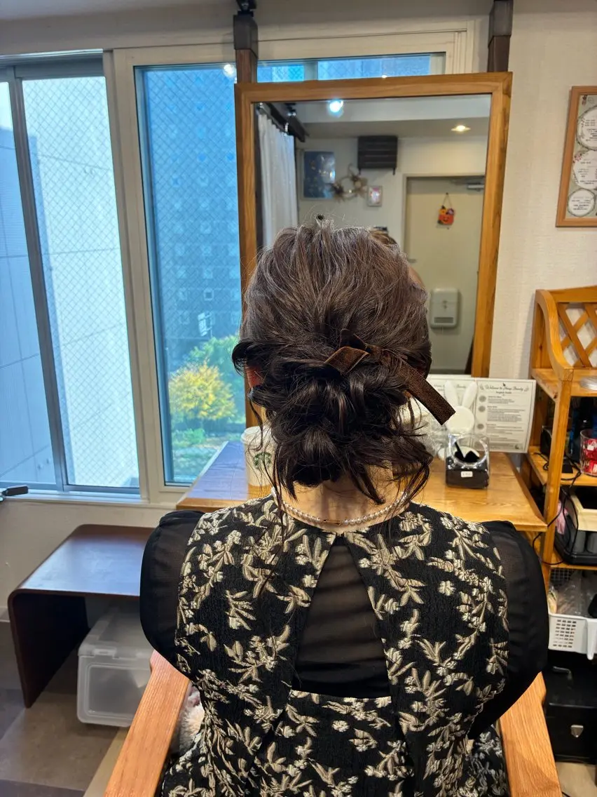 ヘアアレンジ ヘアセット HempBeauty 浅野アサミのヘアスタイル
