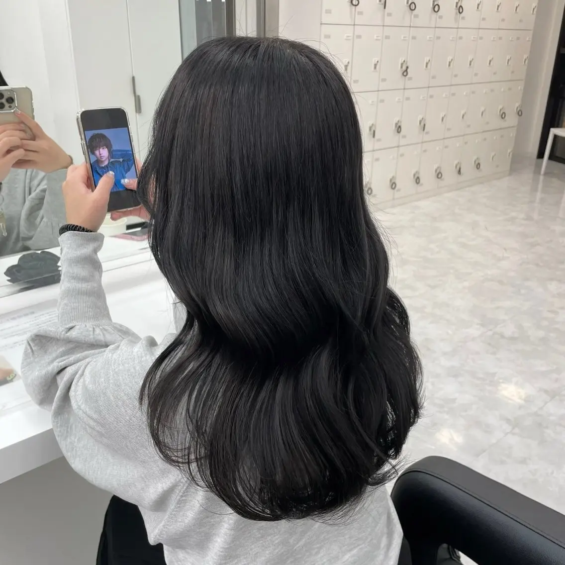 セミロング カット ヘッドスパ ヘアセット 🫧韓国風透明感 ヘア🫧towaのヘアスタイル
