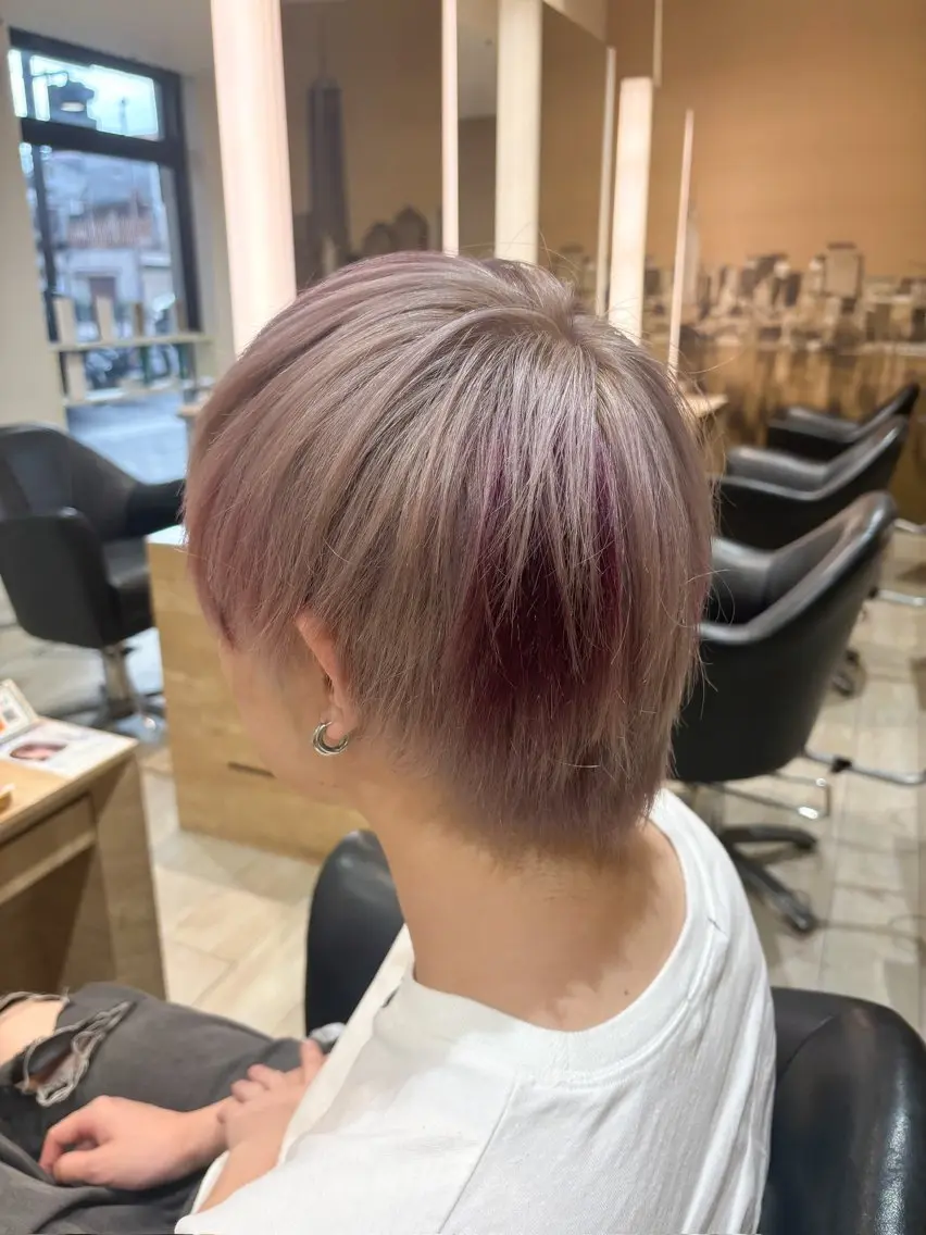 メンズ メンズブリーチ メンズメッシュ 🦋透明感カラー / 森脇 大登のヘアスタイル