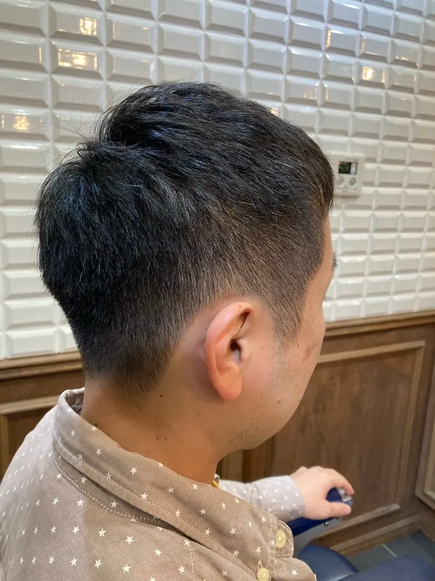 ショート メンズ 刈り上げ カット ルピナス中田店長 山口大地のヘアスタイル