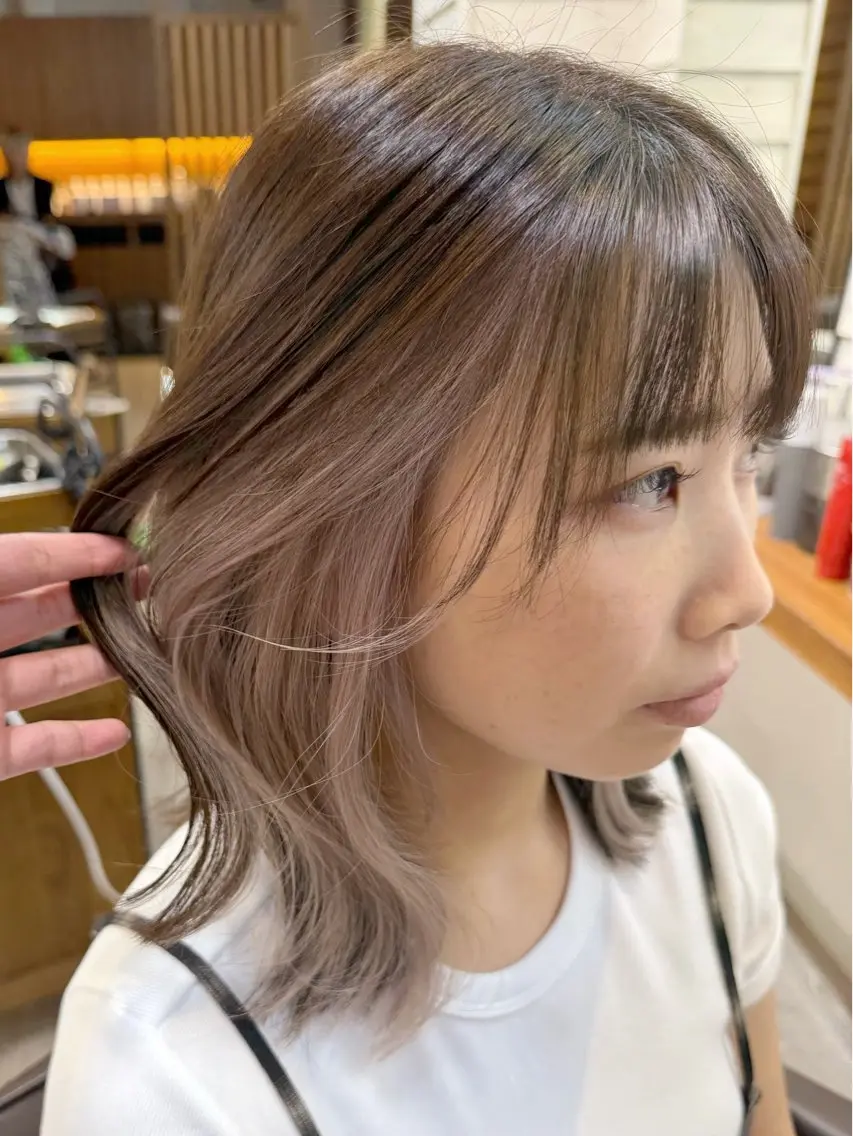 ミディアム ヘアカラー 寺田 さゆみのヘアスタイル