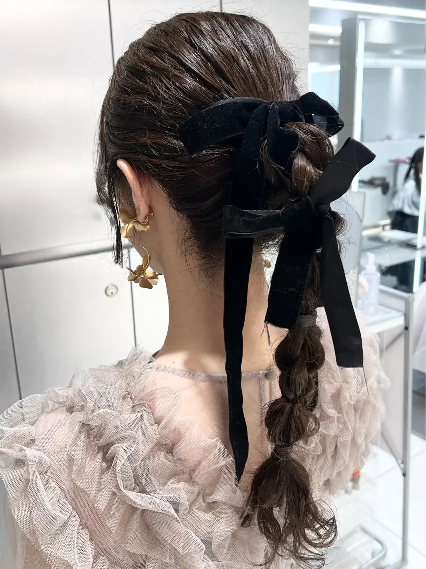 ロング ヘアアレンジ 着付け 🌈 YUUNA🌈のヘアスタイル