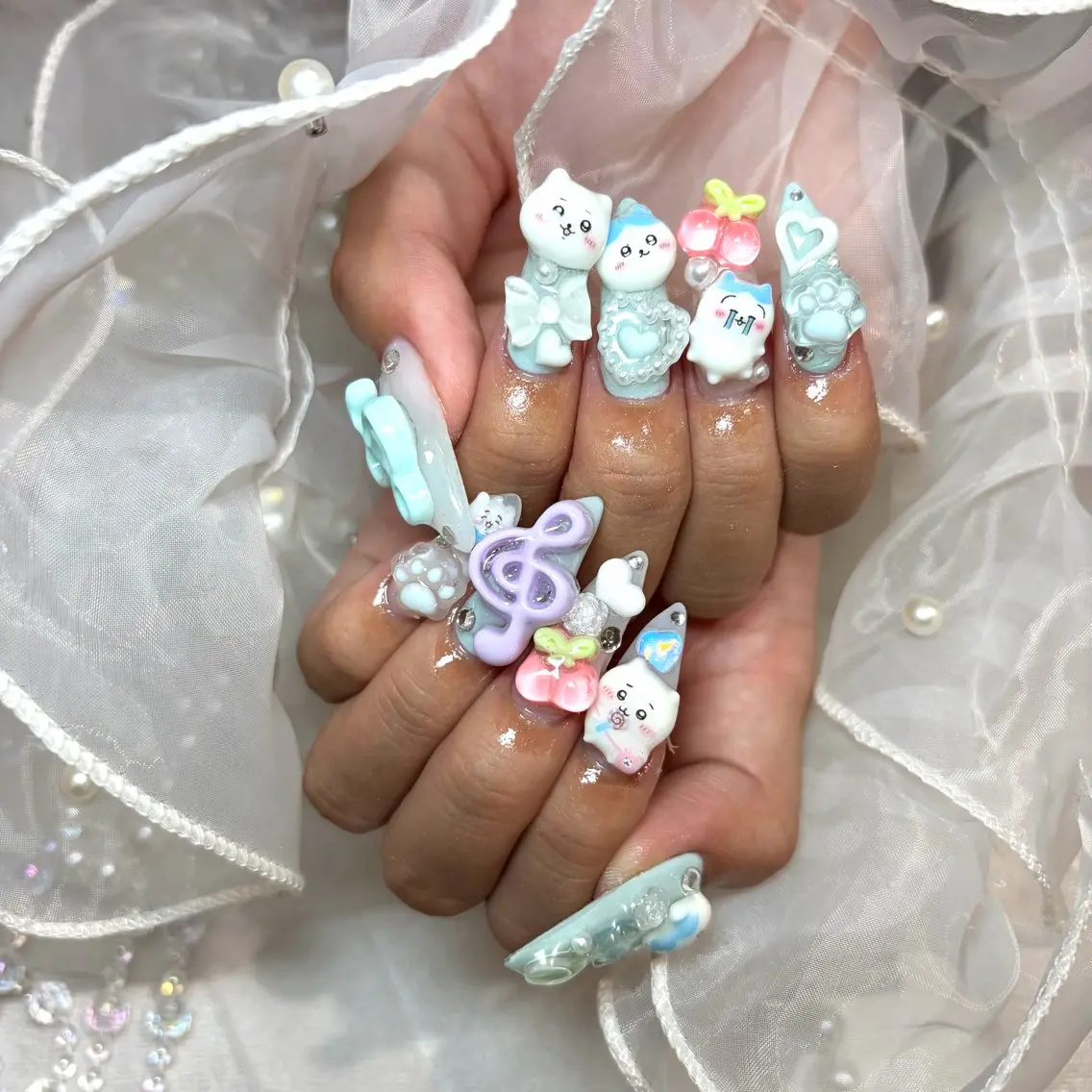 セミロング 八木 美春のネイルデザイン