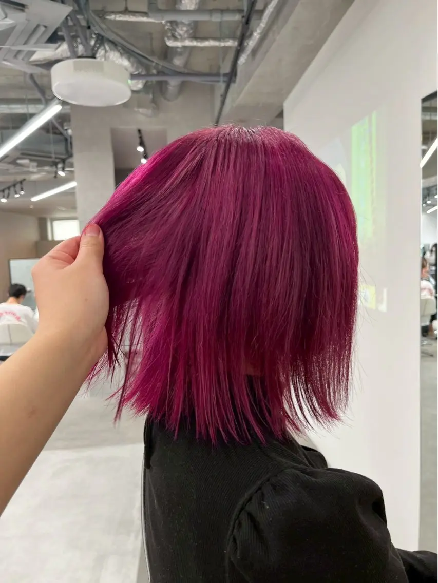 カラー 🌸ムラ修正/ ブリーチゆずな 🌸のヘアスタイル