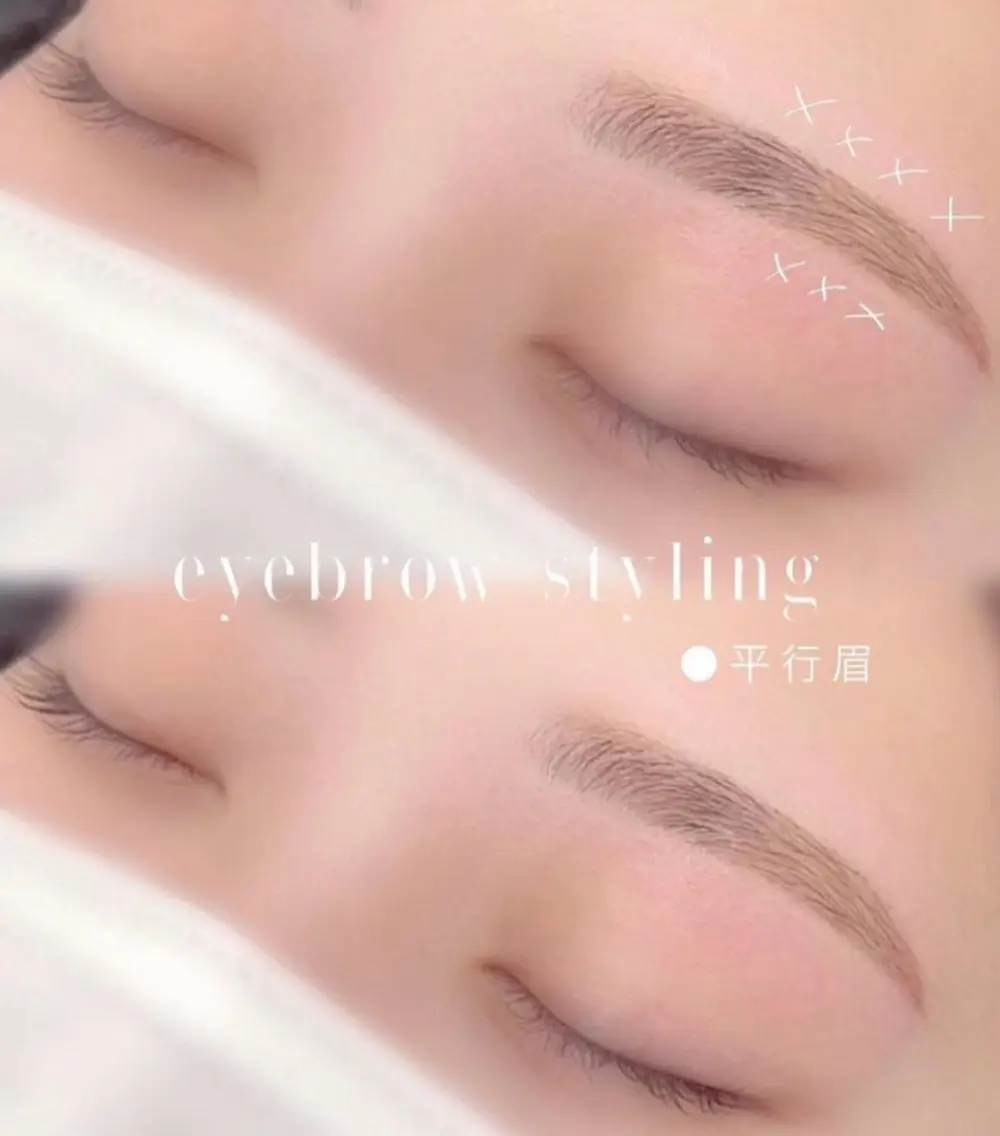 【新規】美眉スタイリング（メイク有り）/WAX脱毛✧︎の写真