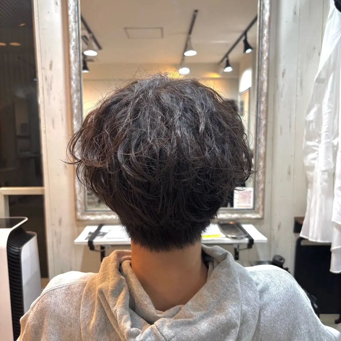 ミディアム パーマ メンズ ミディアムパーマ メンズパーマ カット パーマ 💥桜木町メンズ専門 💥ルキのヘアスタイル