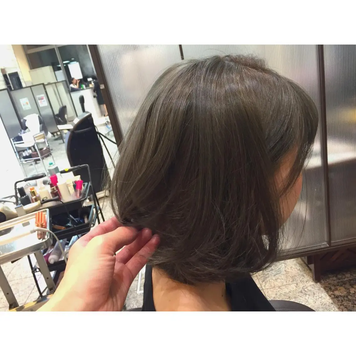ミディアム カラー ブリーチ 透明感カラー ブリーチなしカラー Dr. MATSUMOTOのヘアスタイル