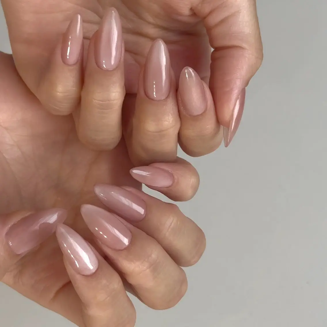 ネイル 長さ出し マグネットネイル ピンク ネイルチップ ハンドネイル __shiho. nailのネイルデザイン
