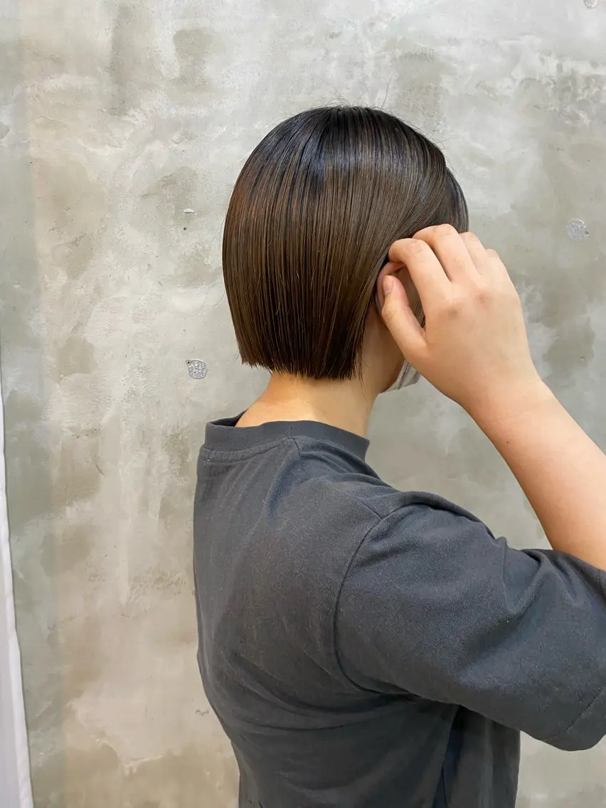 ショート ボブ 志賀 あずみのヘアスタイル