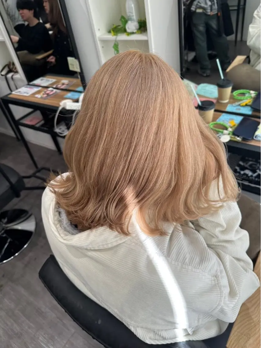 ダメージレス🌿ブリーチなしダブルカラーの写真