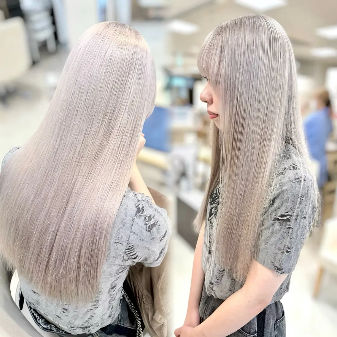 カラー ヘアカラー デザインカラー/メ イク/平塚/Aikaのヘアスタイル