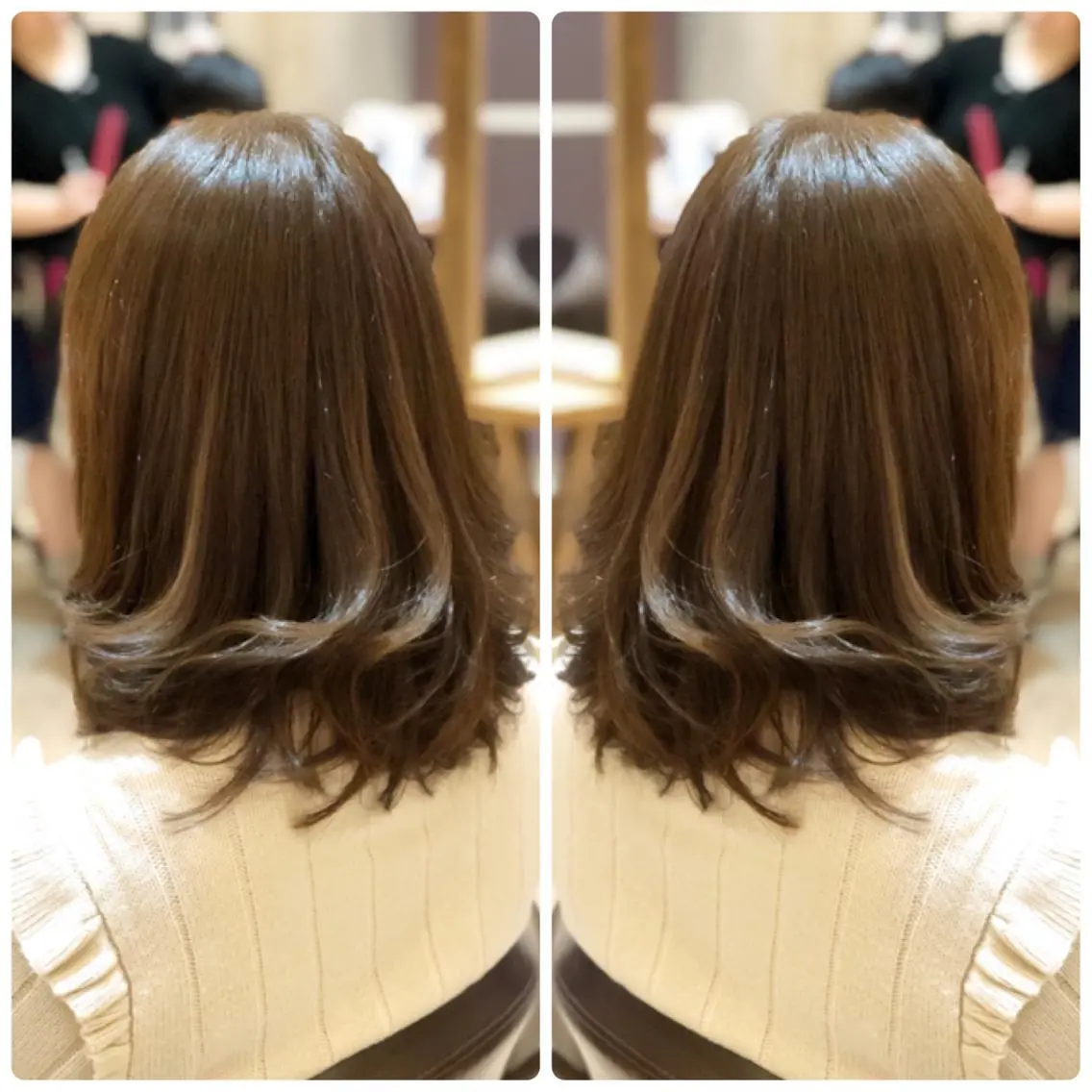 ミディアム カラー カット ヘアカラー トリートメント 小山内 龍一郎 店長のヘアスタイル