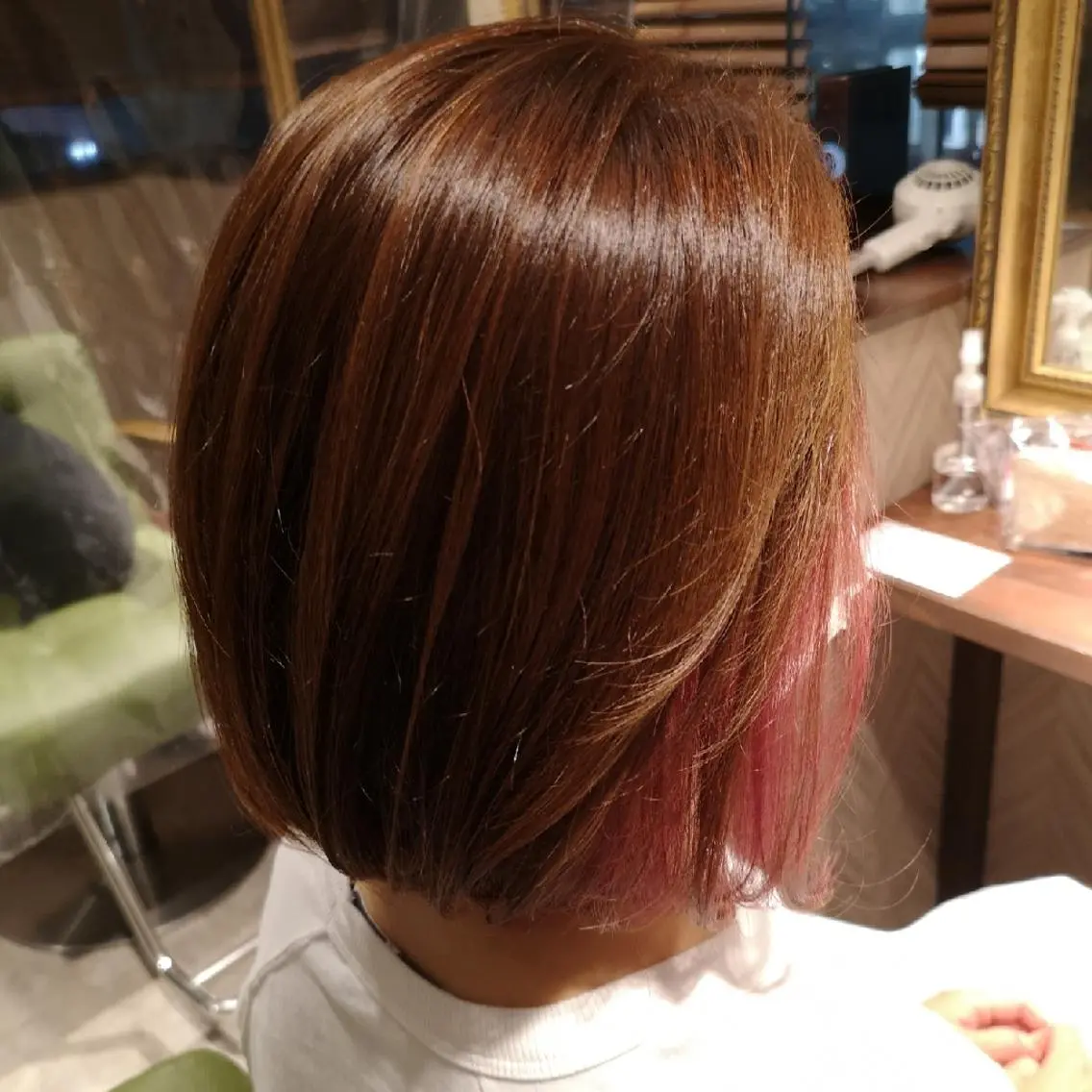 ショート カラー イヤリングカラー ボブ ✨艶髪✖癒し✨🍀 miyazawaのヘアスタイル