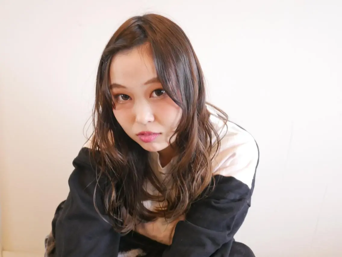 ロング 片山美穂 心斎橋・なんばのヘアスタイル