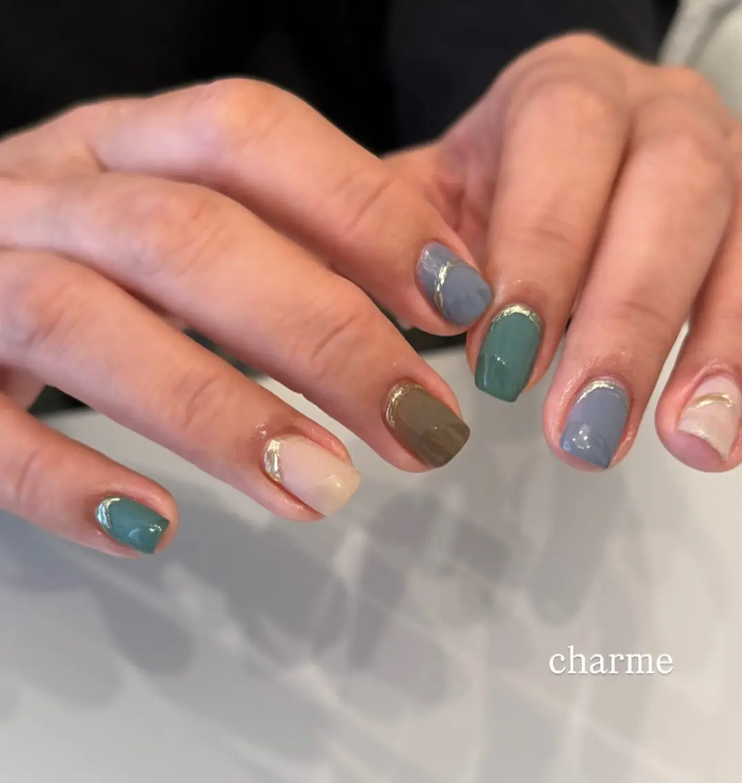 ネイル ハンドネイル フットネイル nailsalon charmeのネイルデザイン