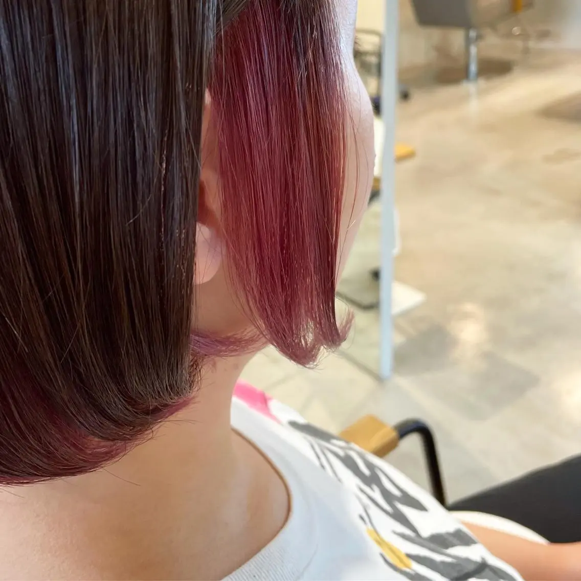 ショート トップディレクター アヤカのヘアスタイル