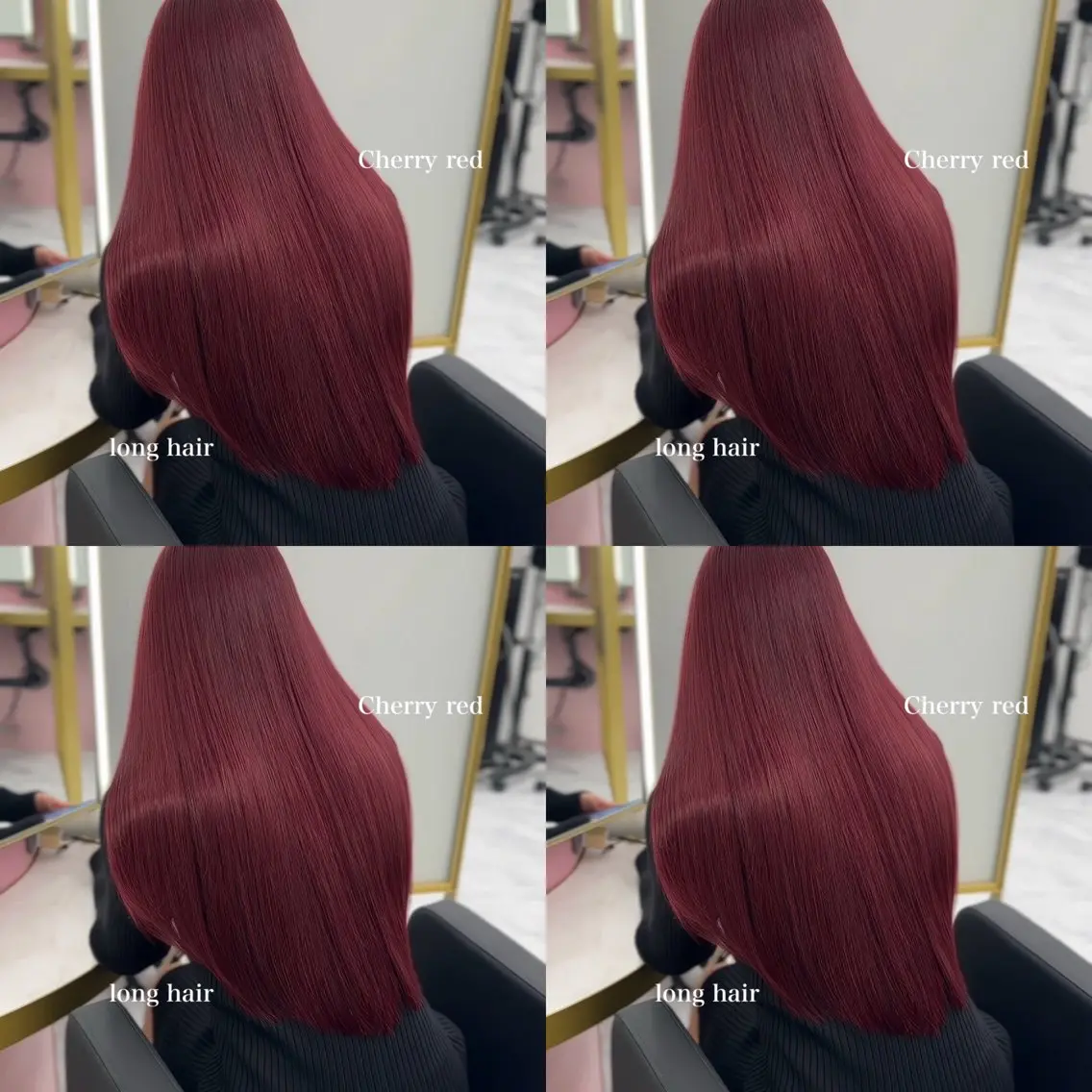 ロング カラー ブリーチ ケアカラー ブリーチなしカラー ピンクカラー ヘアカラー トリートメント ブリーチなしピンク 赤井龍斗のヘアスタイル