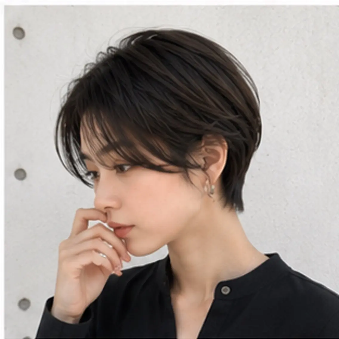ショート 無料募集/くびれ ショート日向のヘアスタイル