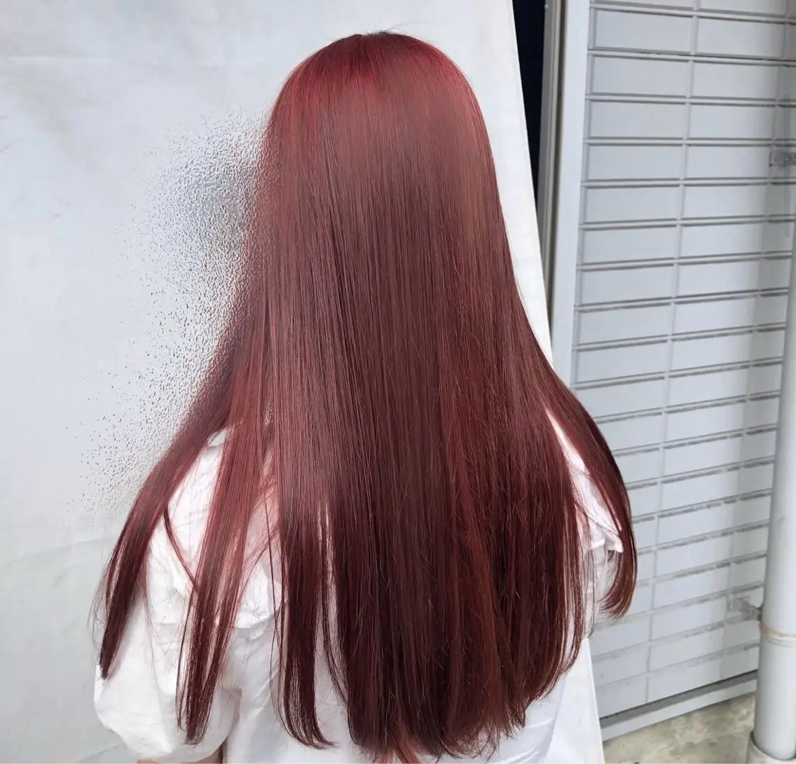 ロング カラー lore umeのヘアスタイル