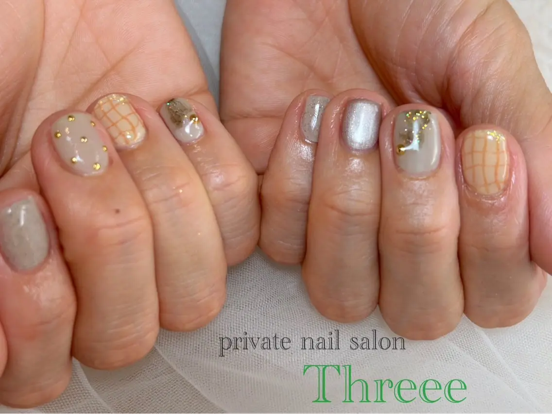 ネイル ハンドネイル Nail salon - Threee　-のネイルデザイン