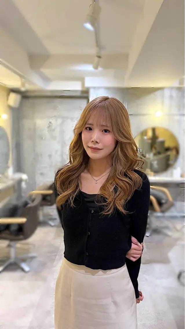 ロング 本城 真奈のヘアスタイル