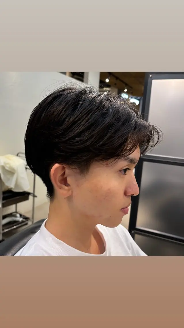 ショート パーマ ニュアンスパーマ ユウリ YURIのヘアスタイル