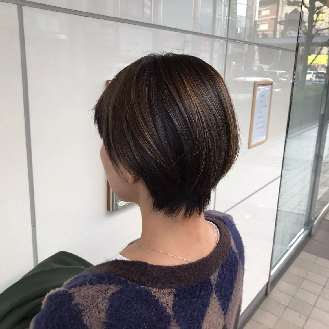 ショート カラー ヘアアレンジ WE BE PARSLEY3のヘアスタイル