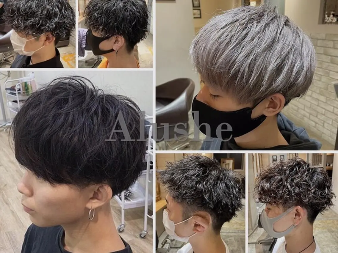men'sカット+カラー7900円《メンズ/メンズパーマ/原宿/韓国ヘア》の写真