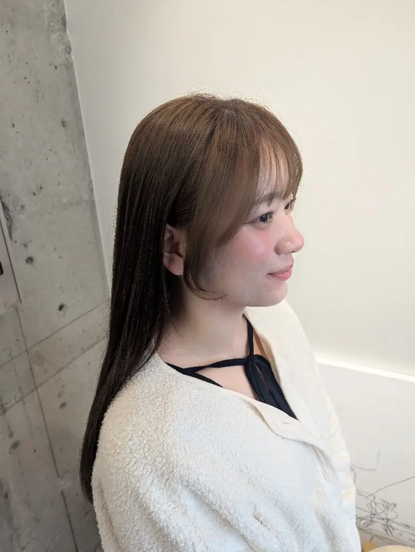 【カラーと人気のトキオトリートメントmenu💎】カット×ケアカラー×超音波TOKIOトリートメント付きの写真