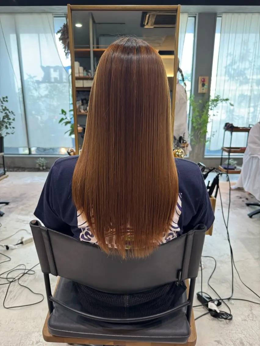 ロング 髪質改善 岡崎/髪質改善/ ハイトーン/鈴木進のヘアスタイル