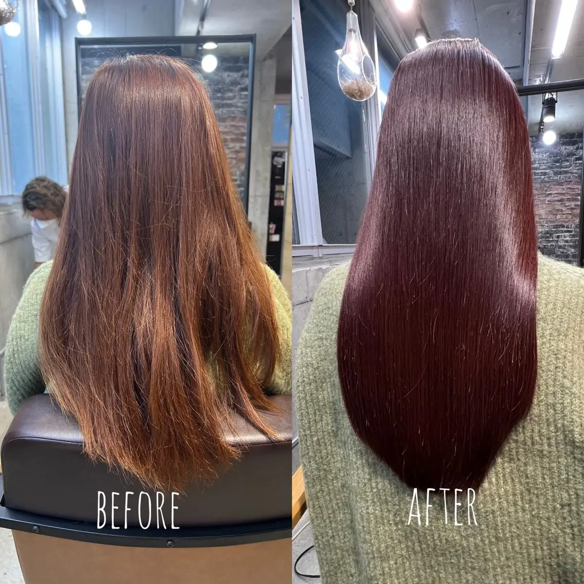 ロング カラー カット ヘアカラー トリートメント 当日予約OK⭕️ 美髪講師 サトウのヘアスタイル