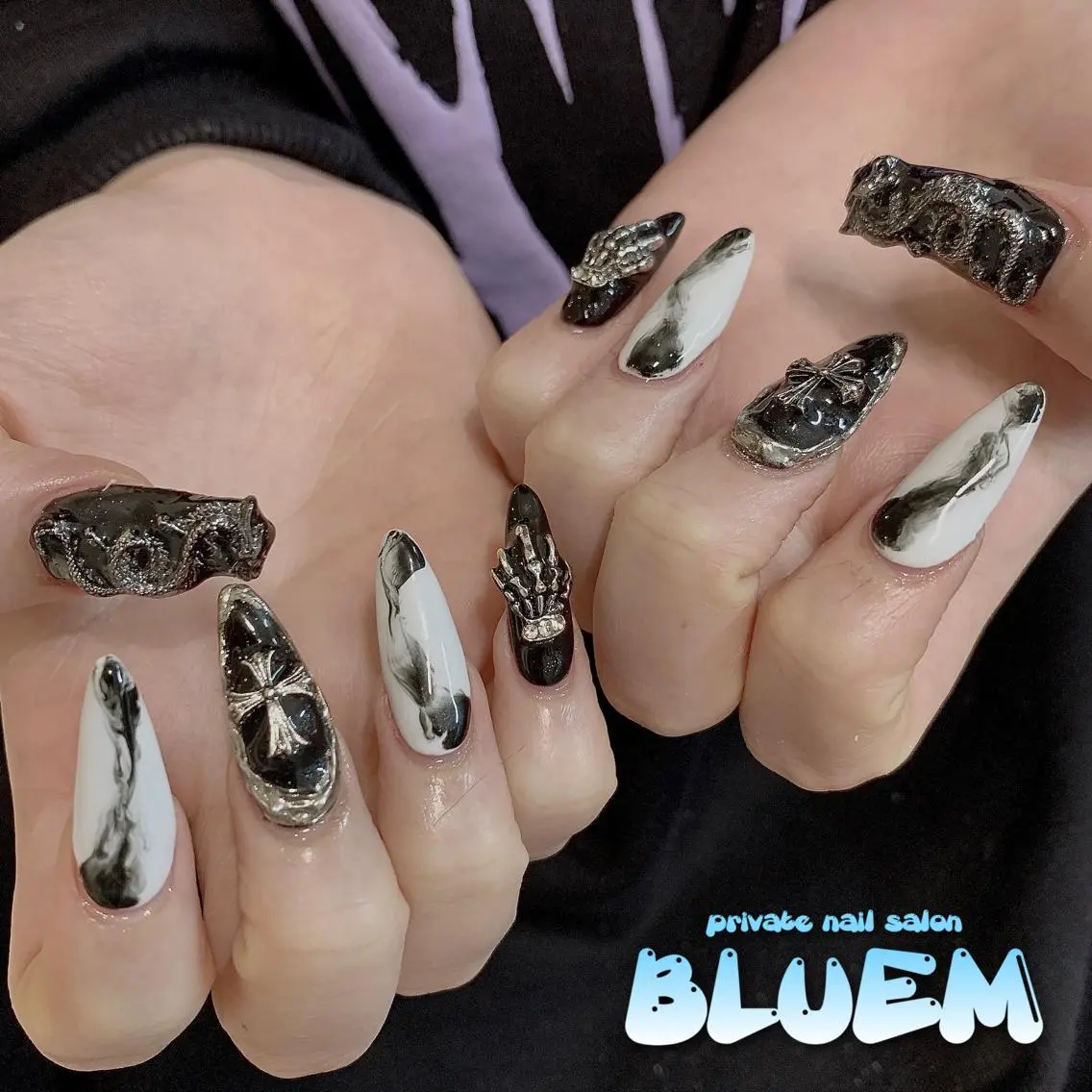 ネイル ハンドネイル BLUEM なな🐶のネイルデザイン